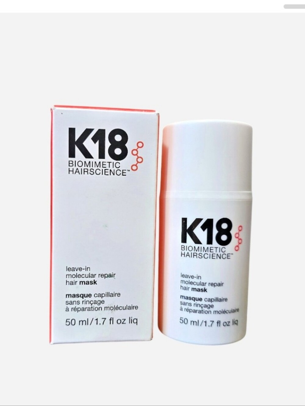 K18 Biomimetic Hairscience Leave-In Molecular Repair Hair Mask